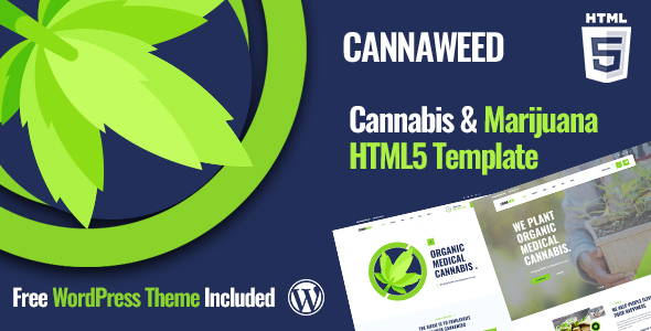 Cannaweed | Marijuana HTML5 Template preview