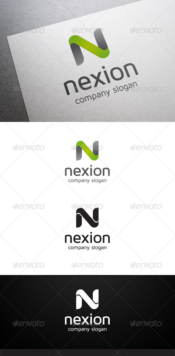 Nexion N Letter Logo - Letters Logo Templates