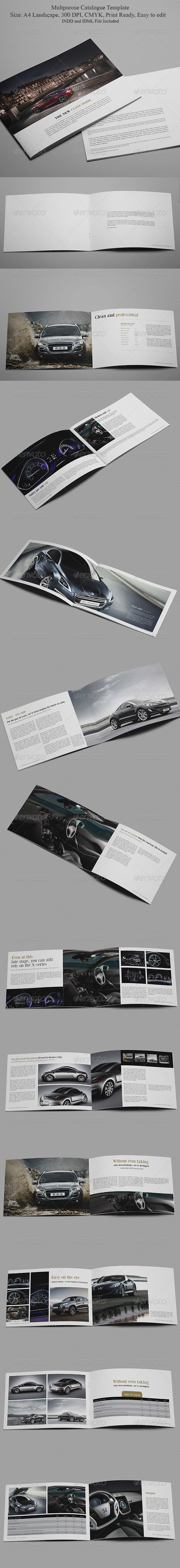 Multipurpose Catalogue Template - Catalogs Brochures