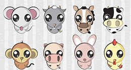 Cute Animals Set