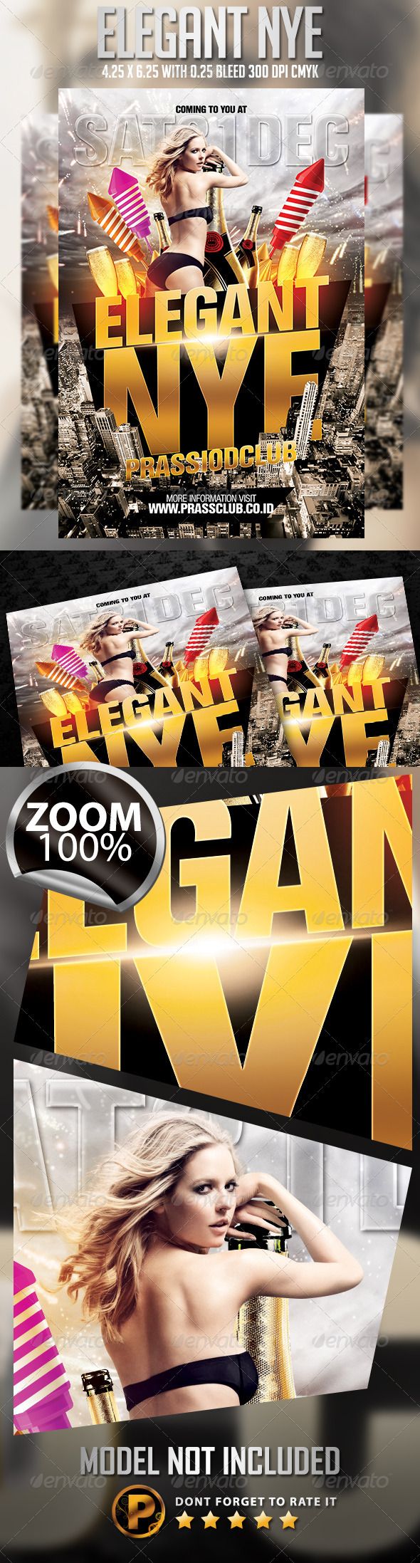Elegant Nye Flyer Template - Holidays Events