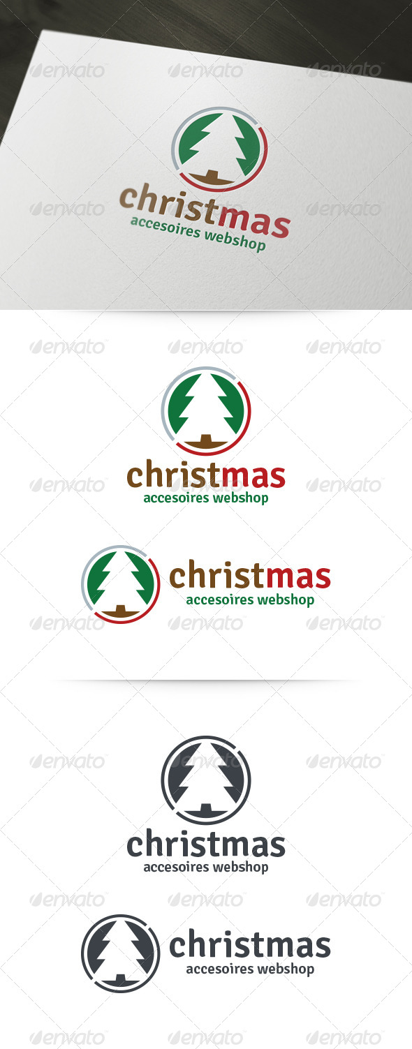 Christmas Shop Logo - Abstract Logo Templates