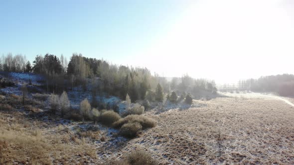 10 The Slope Of The Ravine In The Sunlight