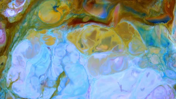 Abstract Colorful Fluid Paint Background 5