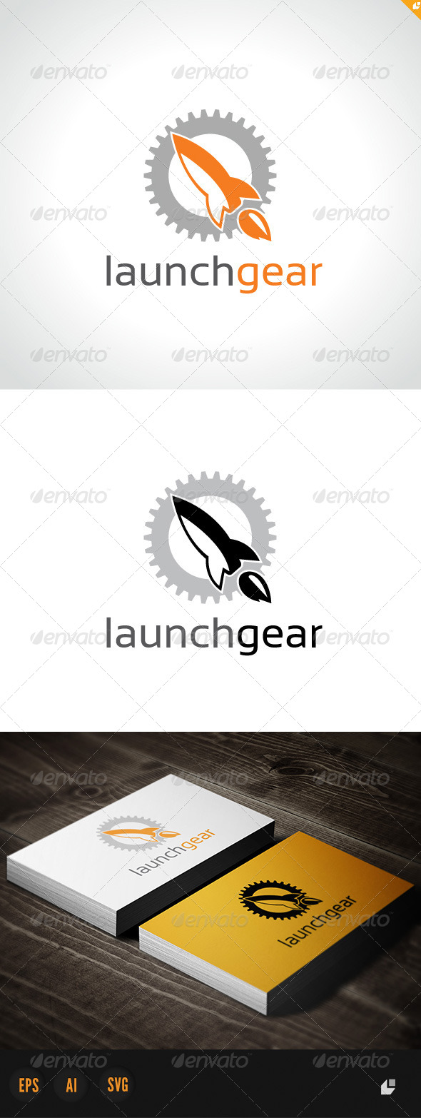 Launch Gear - Crests Logo Templates