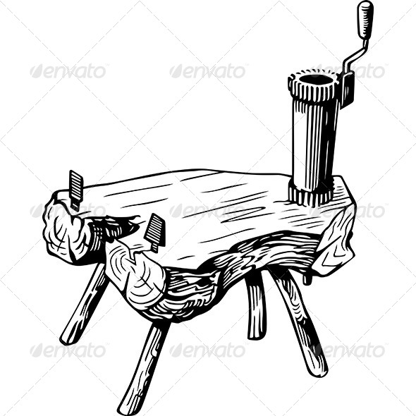 Hand Mill - Man-made Objects Objects