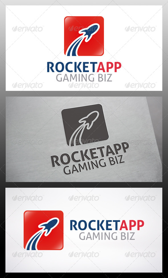 Rocket App Logo - Objects Logo Templates