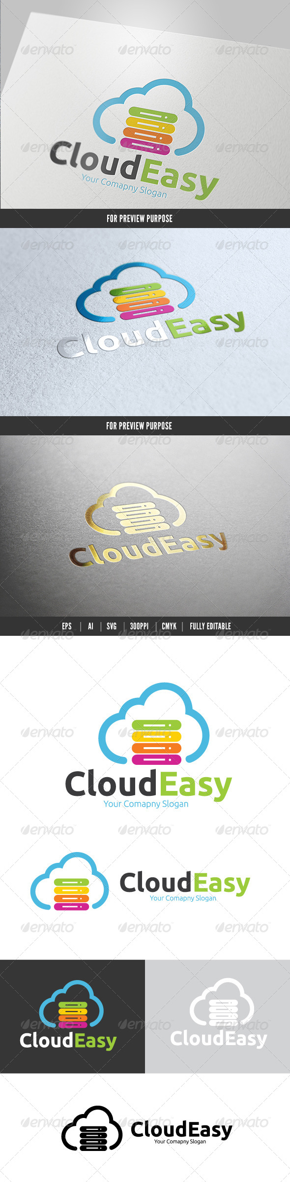 Cloud Easy - Nature Logo Templates