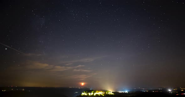  Sächsische Schweiz-Festung Königstein by night alt
