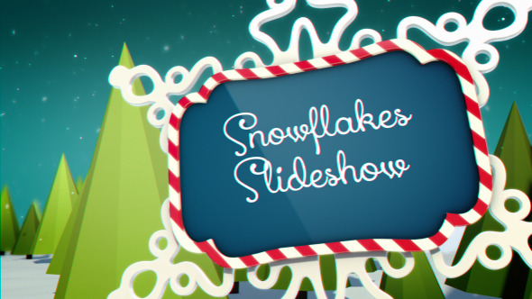 Snowflakes Slideshow - VideoHive 6148258