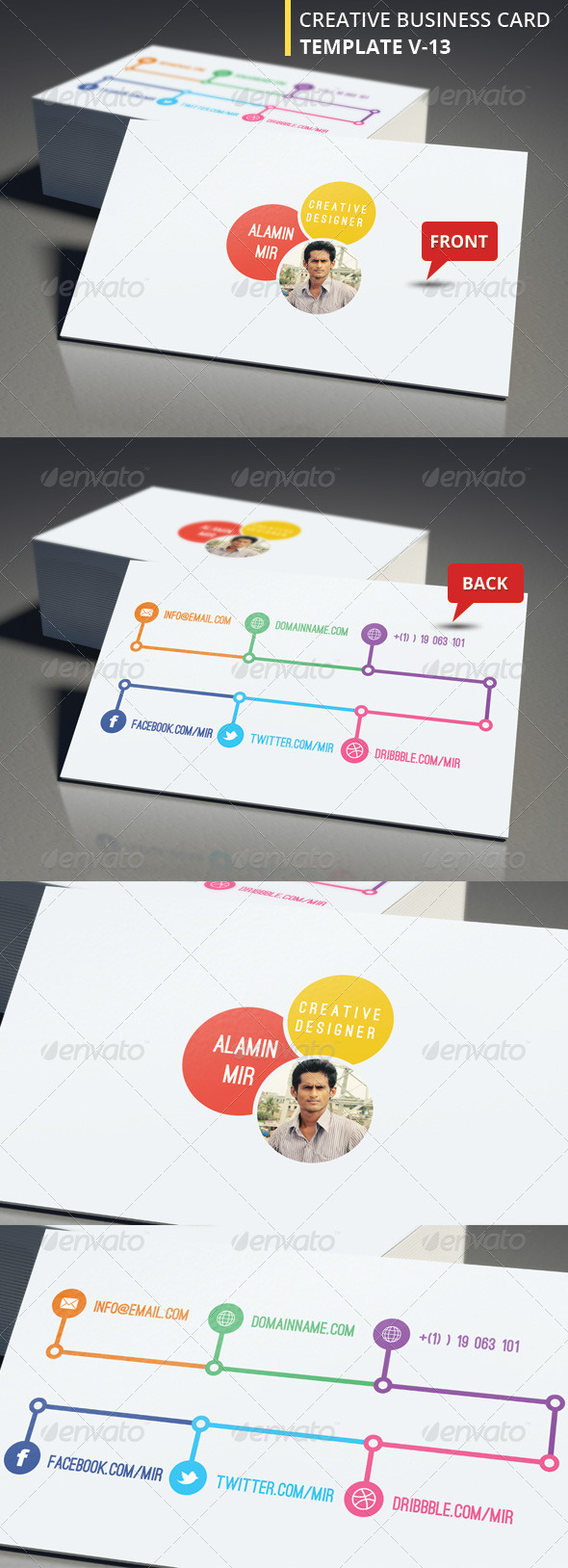 Creative Business Card V 13 - Creative Business Cards