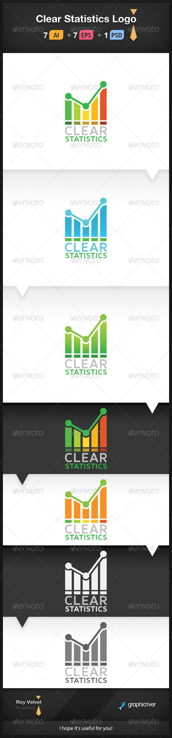 Clear Statistics Logo - Symbols Logo Templates