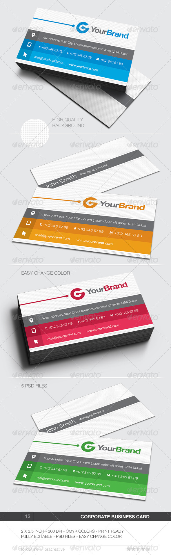 Corporate Business Card - 15 - Corporate Business Cards