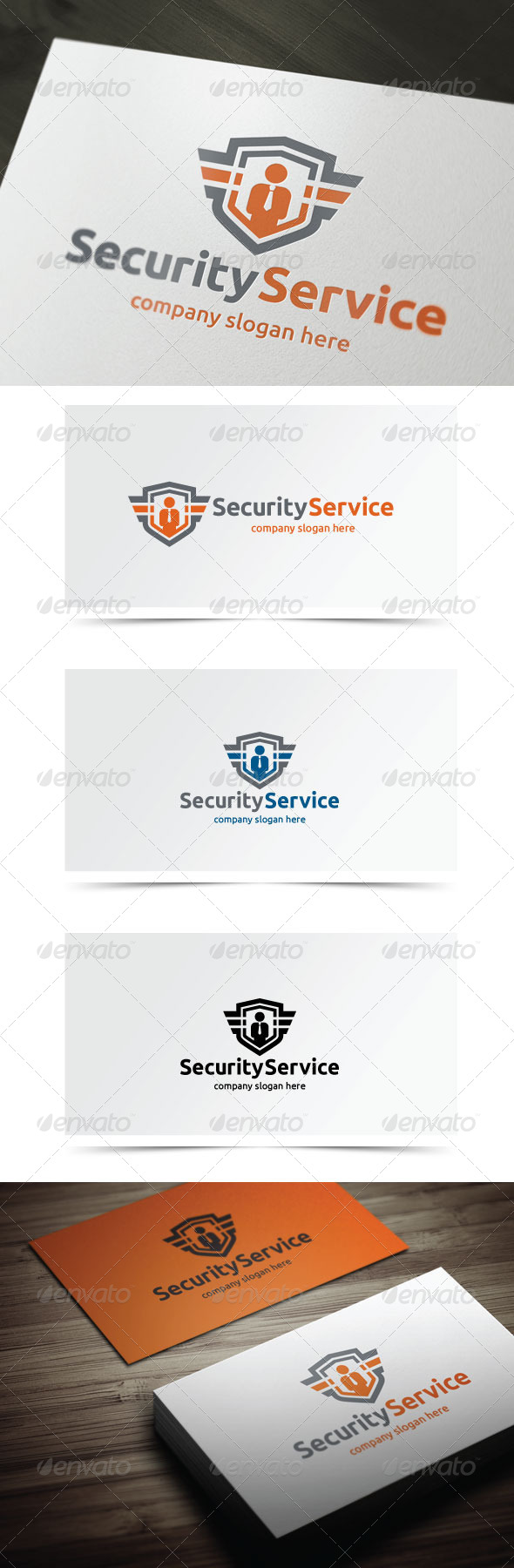 Security Service - Symbols Logo Templates