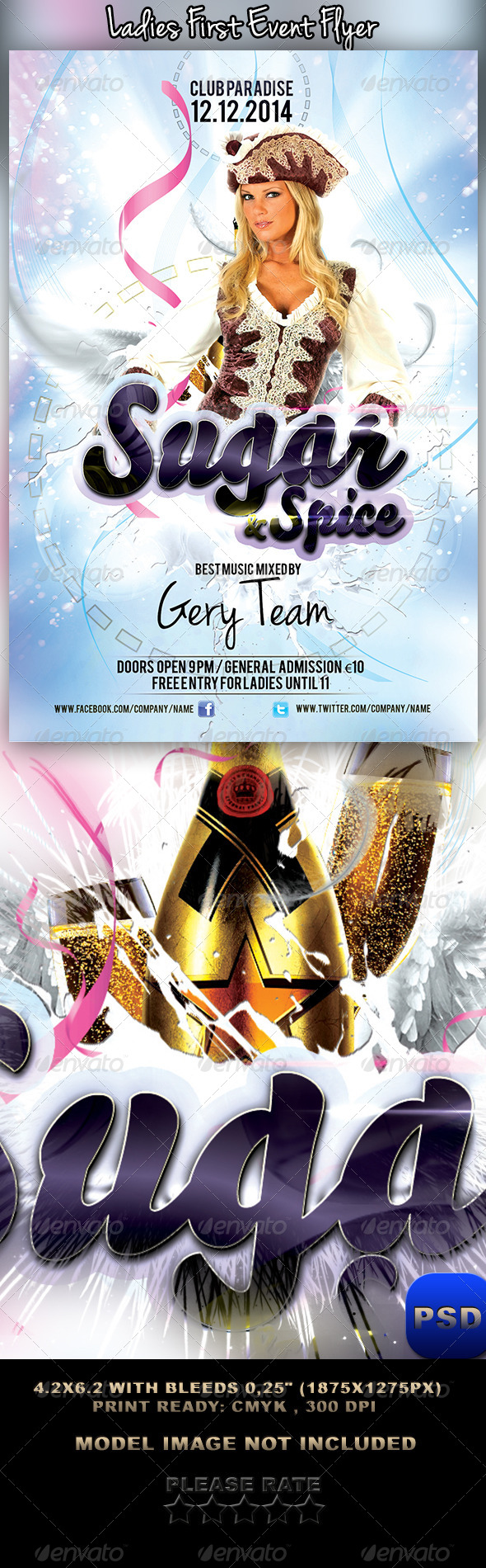 Ladies First Event Flyer - Events Flyers