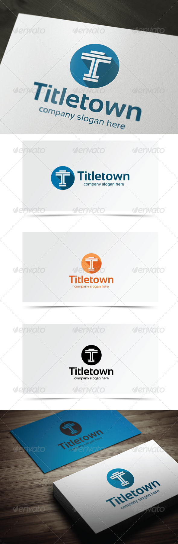 Titletown - Letters Logo Templates