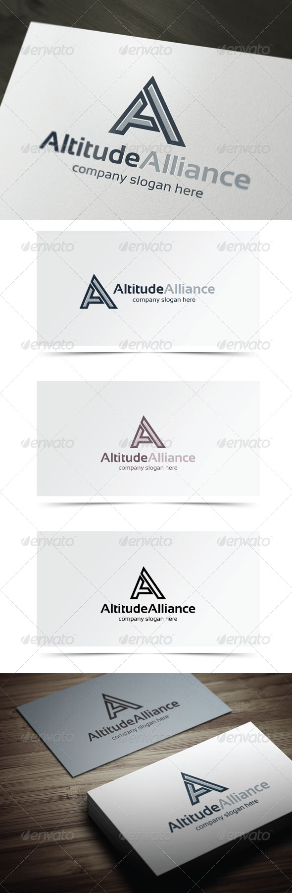 Altitude Alliance - Letters Logo Templates