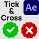 Check Mark and Cross Mark Pack - VideoHive Item for Sale