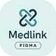 Medlink – Hospital Management Dashboard UI Figma Template