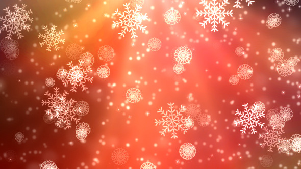 Christmas Falling Shape Snow, Motion Graphics | VideoHive