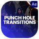 Grunge Punch Hole Transitions - VideoHive Item for Sale