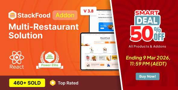 StackFood - React User Website