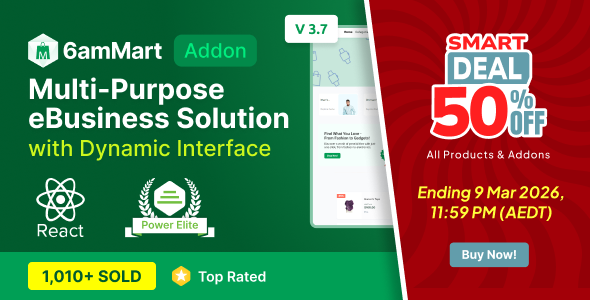 6amMart - React User Website