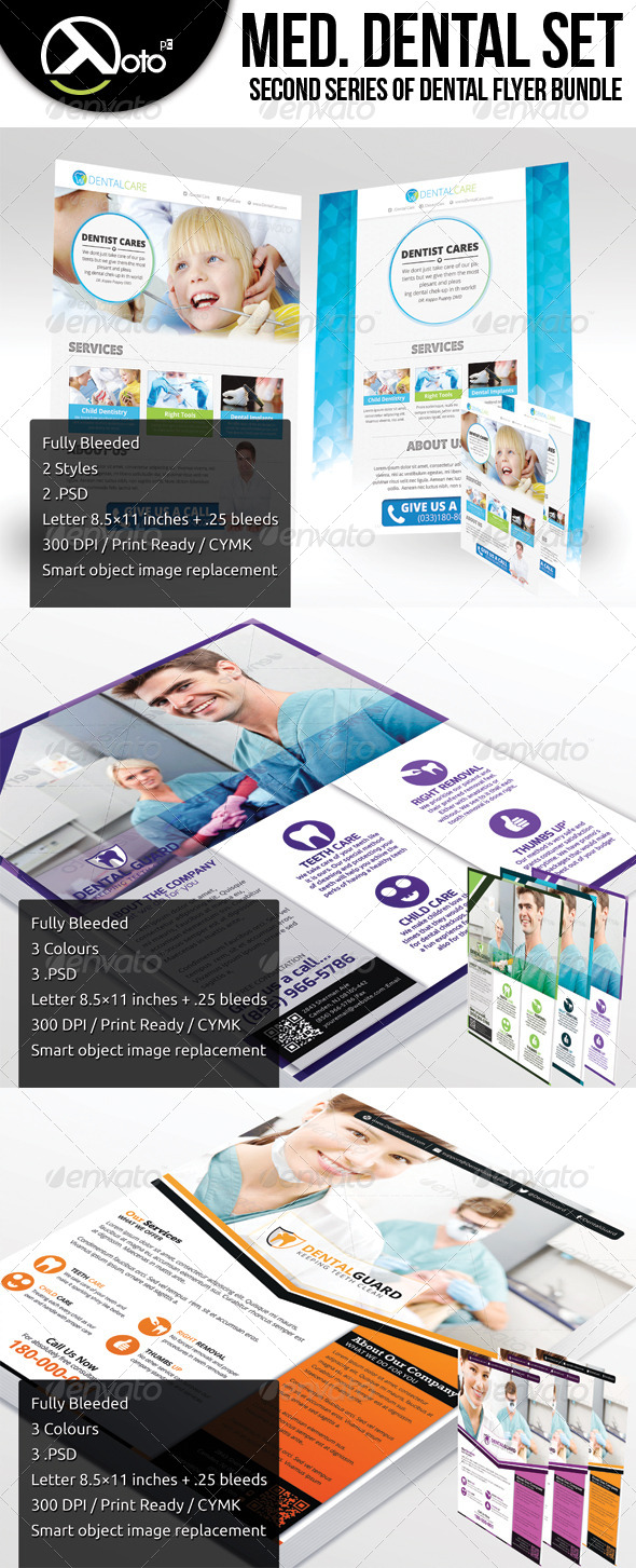 Medical Dental Set 2 - Corporate Flyers