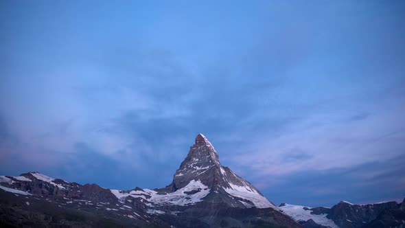 matterhorn alps switzerland mountains snow peaks ski timelapse sunrise dawn alt