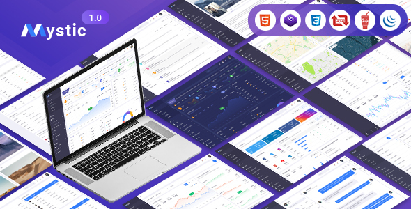 Mystic | Multipurpose Dashboard HTML5 Template preview