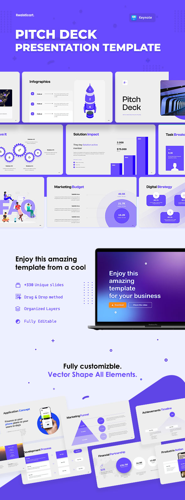 Startup Perfect Pitch Deck Keynote Template