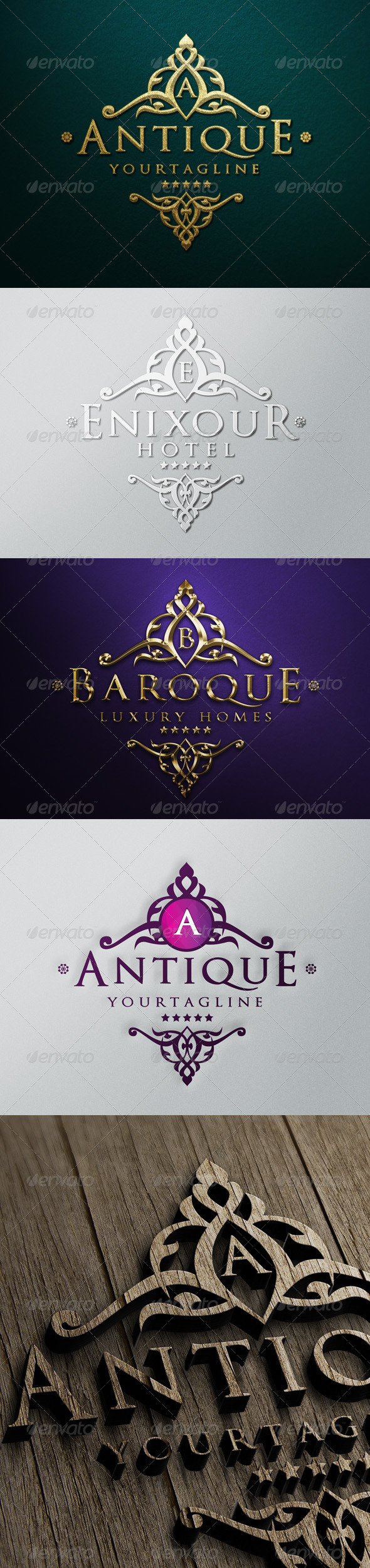 Antique Luxury Logo - Crests Logo Templates