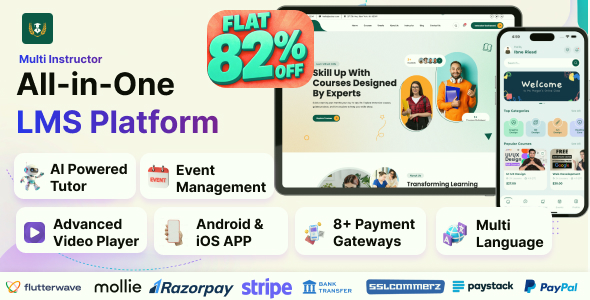 EduEx - The Ultimate Learning Management System (LMS) with Flutter Mobile App