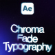 Chroma Fade Typography - VideoHive Item for Sale