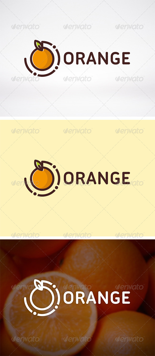 Orange Logo Template - Food Logo Templates