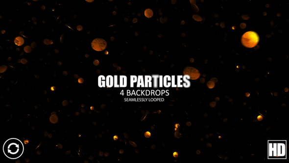 Gold Particles HD