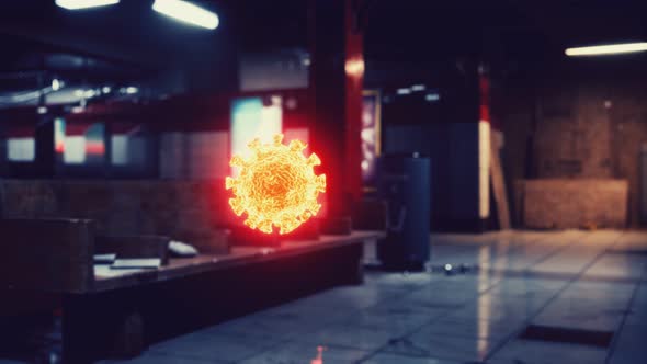 Coronavirus Covid19 Epidemic Metro in Subway alt