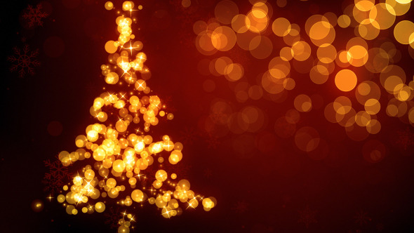 Christmas Tree Bokeh, Motion Graphics | VideoHive