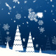 Christmas Tree Snowflakes - VideoHive Item for Sale
