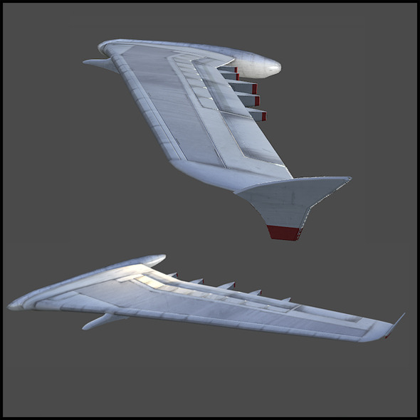 Aircraft Wing - 3DOcean Item for Sale