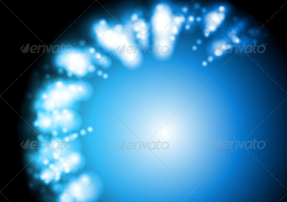 Colorful Shiny Vector Lights - Abstract Conceptual