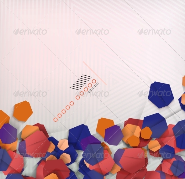 Abstract Geometric Shape Background - Abstract Conceptual
