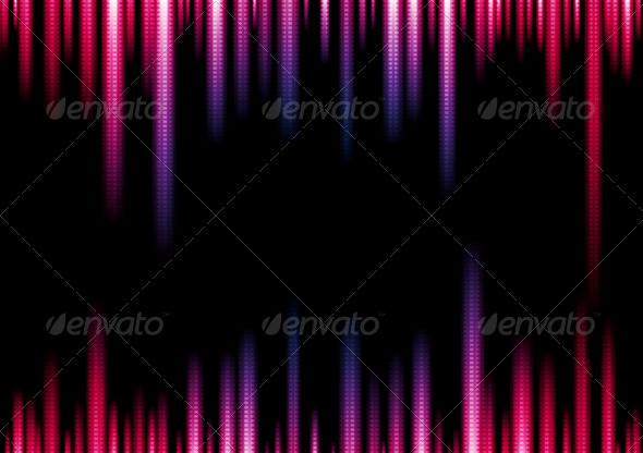 Vibrant Vector Lights Abstract Background - Abstract Conceptual