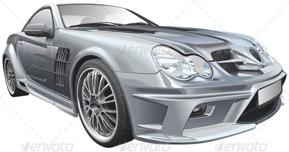 Customized Compact Roadster - Vectors