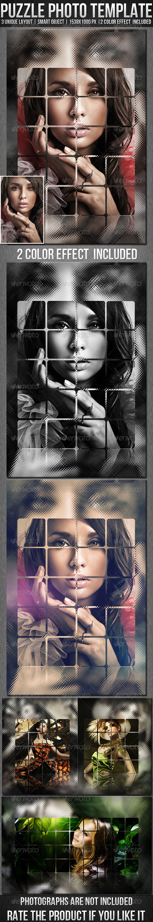 Puzzle Photo Templates - Miscellaneous Photo Templates