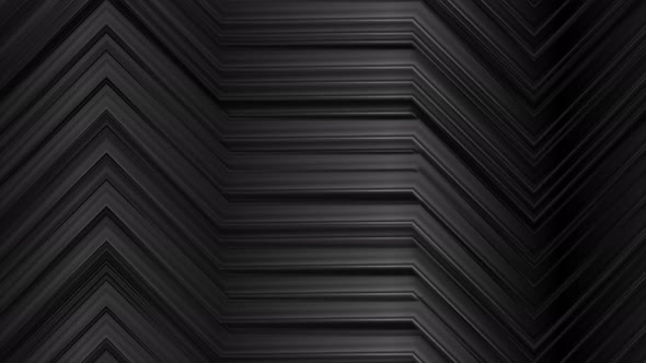 Geometric Tech Black Glossy Stripes