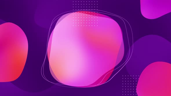 Abstract Background With Colorful Blobs