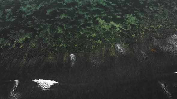 Beautiful cinematic Sanur beach, Bali drone footage with interesting landscape, fishing boats and ca alt