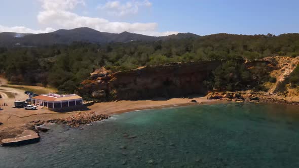 Cala Xarraca beach in Ibiza, Spain alt