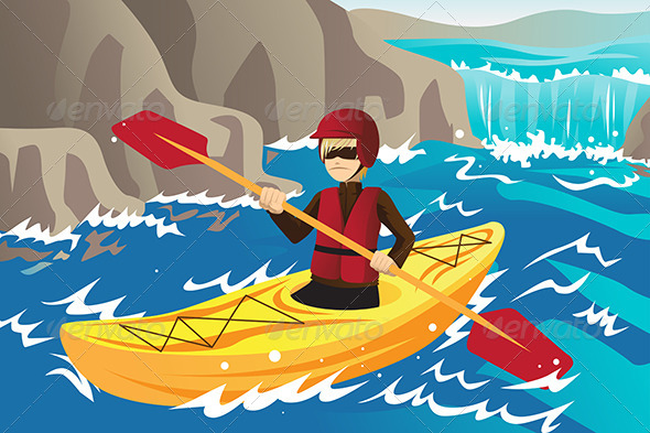 Kayaking - Sports/Activity Conceptual